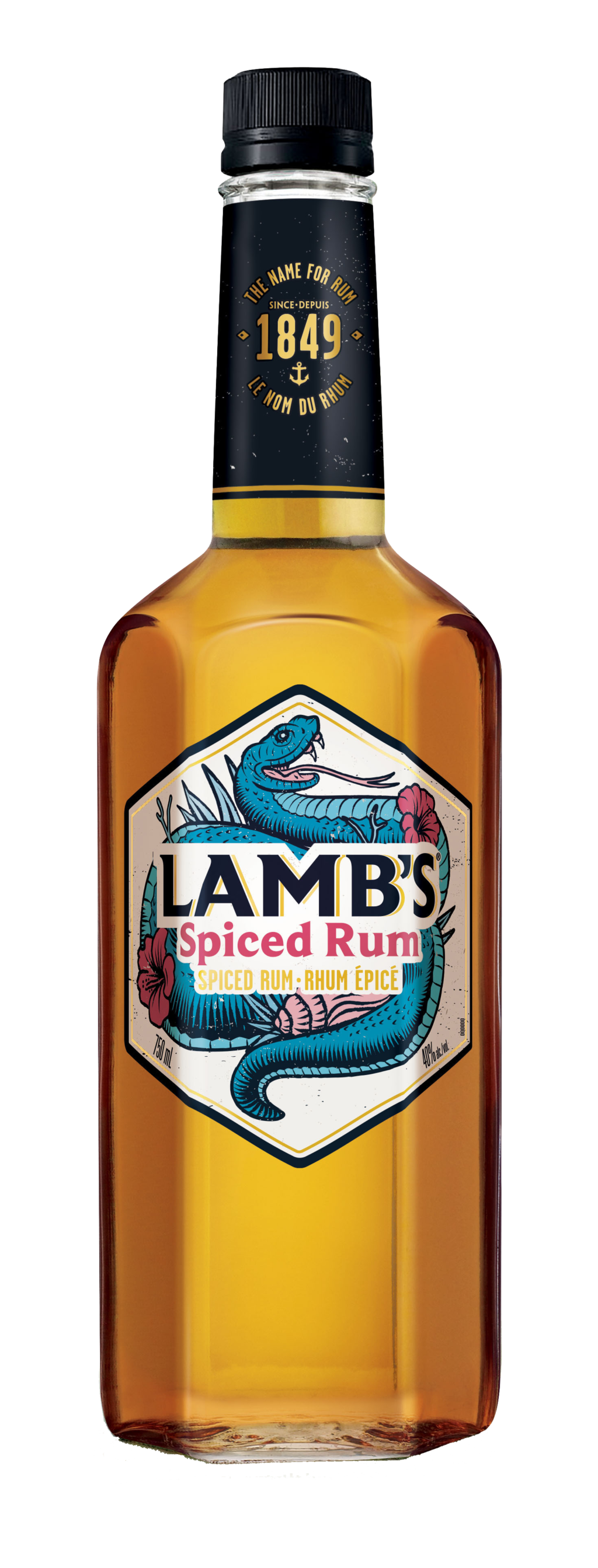 Lambs Rum P525 Spiced 750ml transparent Corby Spirit and Wine Limited