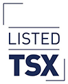 Listed on TSX